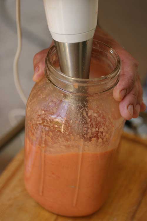 Gazpacho turmixol kicsi