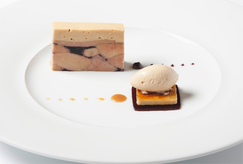 Lumpp foie gras kompozicio