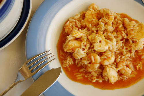 Arroz de marisco egycsillagos