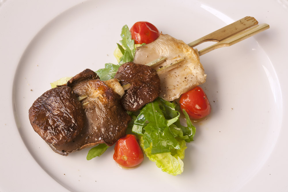 Gomba pincegomba grillezve nyarson