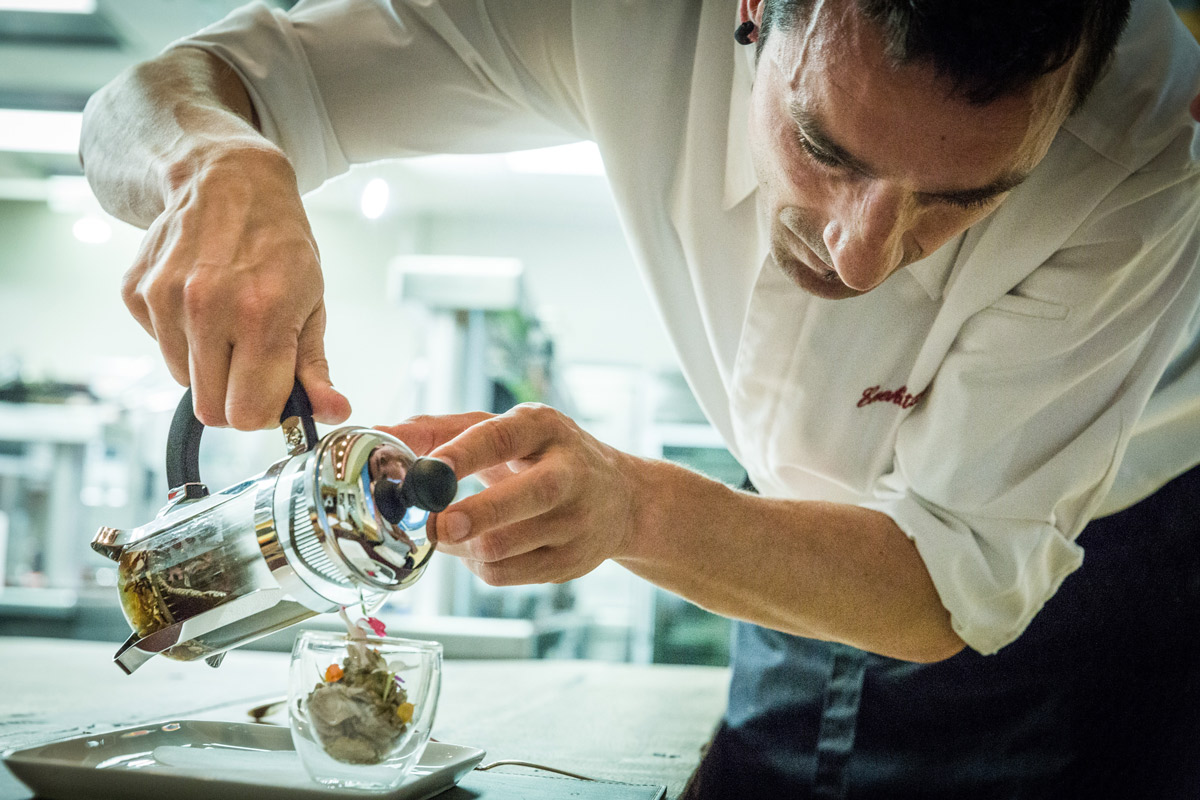 Eneko kirchberger gombatea gaultmillau red bull