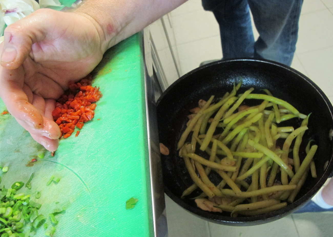 Zoldbabhoz sult paprika 9035