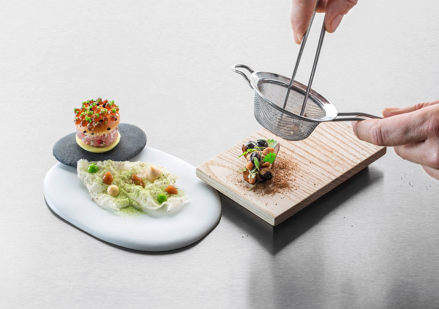 Amuse hamburger varganyafagylalt tuile h 00020090