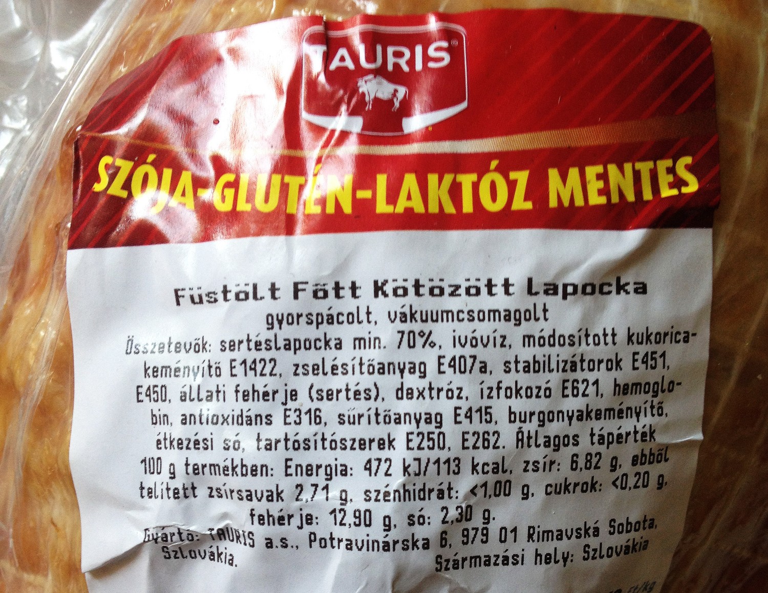 Szlov%c3%a1k tauris cimke 8994