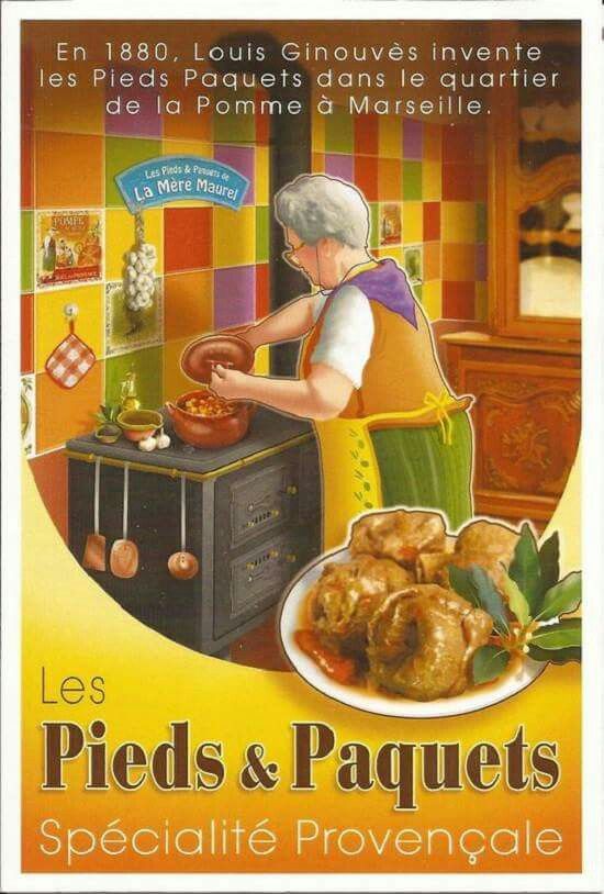 Pieds et paquets plakat provence