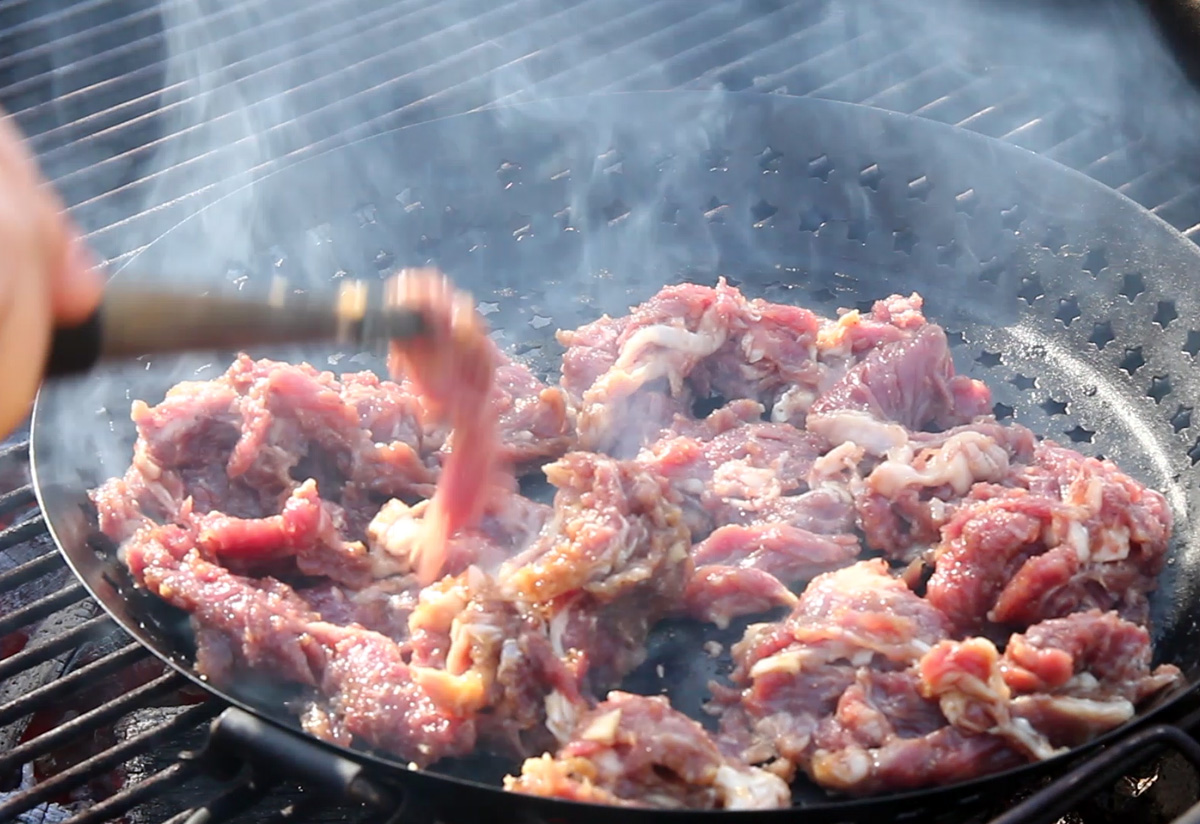 Bulgogi charcoal